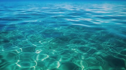 Obraz premium Calm Blue Water Surface with Gentle Ripples