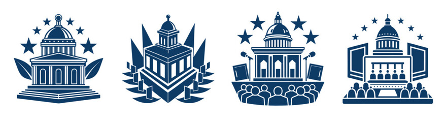 democracy virtual town halls template set, house involvement hall government