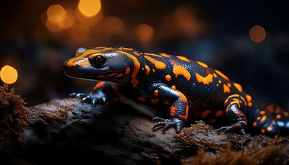 Fototapeta premium fire salamander
