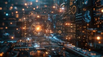 Futuristic Technology Interface