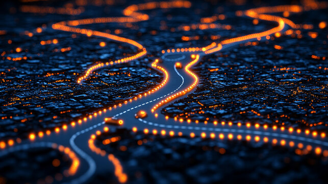 digital transformation roadmap displaying key milestones, showcasing a strategic pathway for organizations to enhance their technological capabilities and drive innovation in a modern business landsca