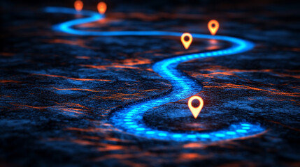 digital transformation roadmap displaying key milestones, showcasing a strategic pathway for organizations to enhance their technological capabilities and drive innovation in a modern business landsca