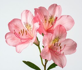 Obraz premium Vibrant pink alstroemeria flowers in bloom