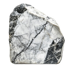 Fototapeta premium marble, rock, piece, single, isolated, element, transparent
