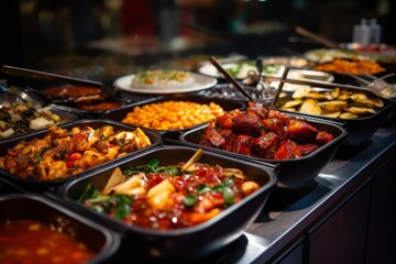 Obraz premium Close up of a buffet