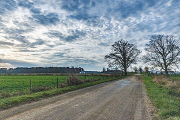 road in the countryside