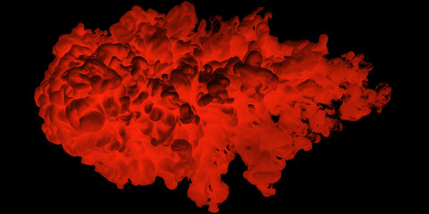 smoke steam isolated black background
