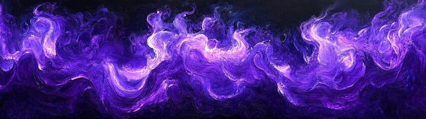 Fototapeta premium A swirling abstract design in shades of purple, evoking a sense of mystery and creativity.