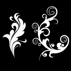 Beautiful Floral Design Elements