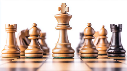 Chess pieces move thoughtfully on the board, showcasing a dynamic clash of strategy and intelligence between players