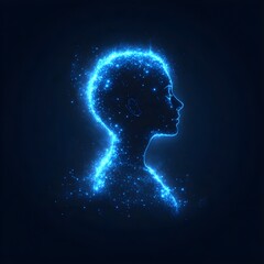 Obraz premium The icon of the profile in social networks