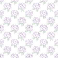 Seamless vector pattern with floral elements. Modern texture for surface design, scrapbook paper, wallpaper, textile. 