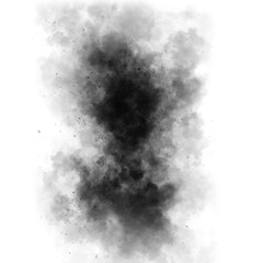 smoke steam isolated the black background
