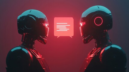 AI Communication through Holographic Chat Interface