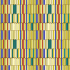 A seamless geometric ethnic design folk art with abstract . Ideal for textiles scarves wrapping paper and décor. it showcases traditional handmade weaving techniques in vector illustration.