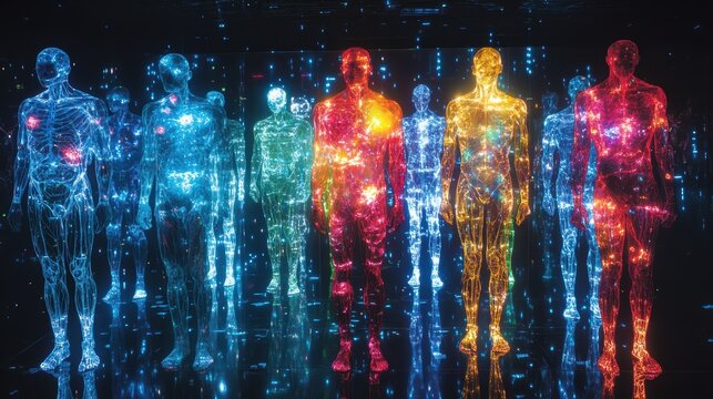 The digital representation of the human body and its autoimmune responses