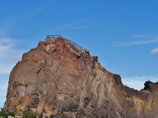 San Sebasti&aacute;n auf La Gomera mit Blick auf Teide