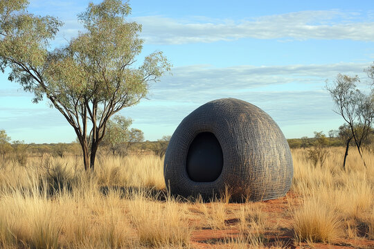 Aboriginal Humpy Shelter Featuring Aerogel Insulation Cocoon &sbquo;&Auml;&igrave; Innovative Twist on Traditional Dwelling