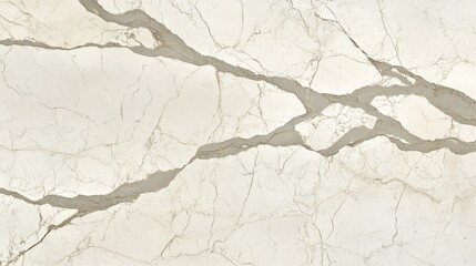 Close-up of white marble with gray veins and cracks