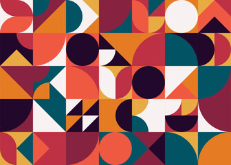 Modern vector geometry illustration background.