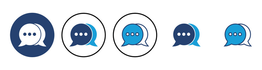 Obraz premium Chat icon vector. speech bubble icon. comment icon vector. message. contact us