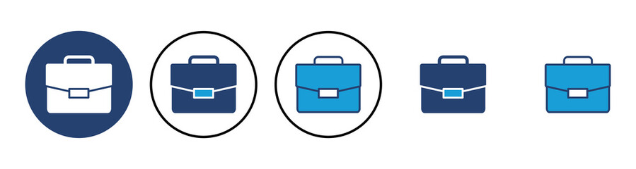 Obraz premium Briefcase icon vector. suitcase icon. luggage symbol.