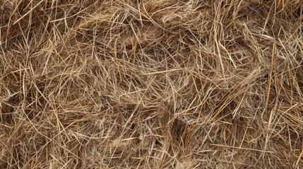 Texture of Brown Natural Dried Hay