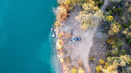 Beach camping in a 4wd © Georgia