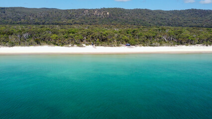 Fototapeta premium Drone images beach