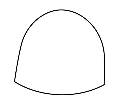 recommend clip art: Toque Crochet Hat. Knitted Winter Head Fashion accessory cap clothing technical illustration. Vector headgear for Men, women, unisex style, flat template CAD mockup sketch outline isolated