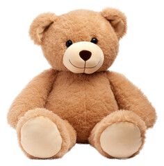 Obraz premium PNG Teddy bear plush toy white background.