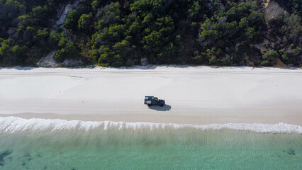 Camping on tropical Australian beaches
