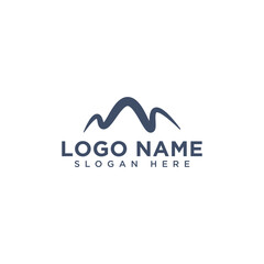 Simple Mountain Line Logo