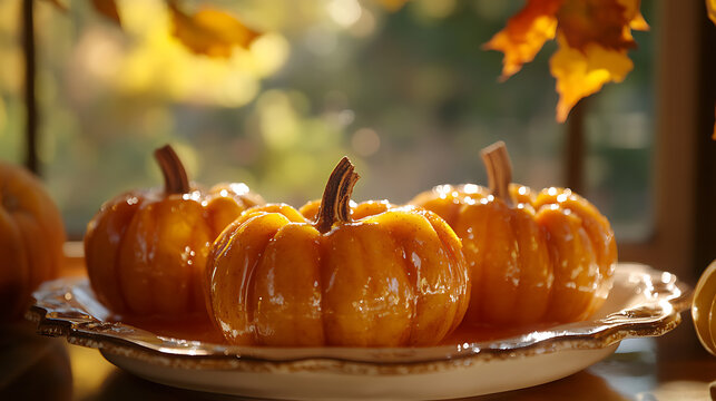 Calabaza en Tacha (Candied Pumpkin) A traditional dessert made by simmering pumpkin in a syrup of brown sugar, cinnamon, and sometimes orange zest, It's sweet and aromatic