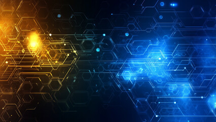 Obraz premium Sleek and Modern Techno Background for Digital Vibes