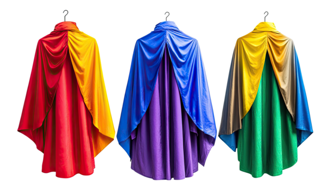 Colorful Clothing Display Showcasing Vibrant Garments on Hangers Generative AI