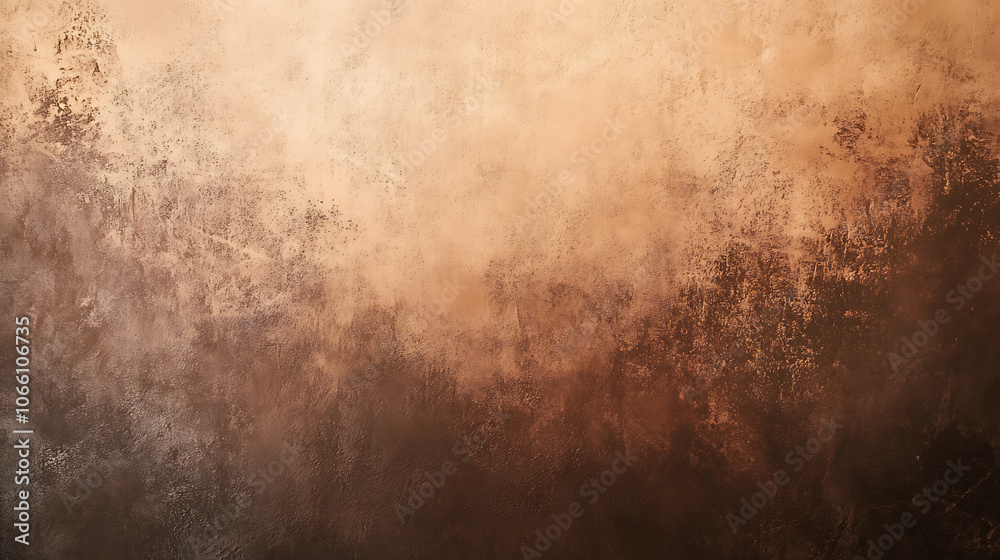 Aufkleber Abstract brown gradient well used as background for product display