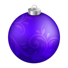 Christmas ball ornament isolated illustration