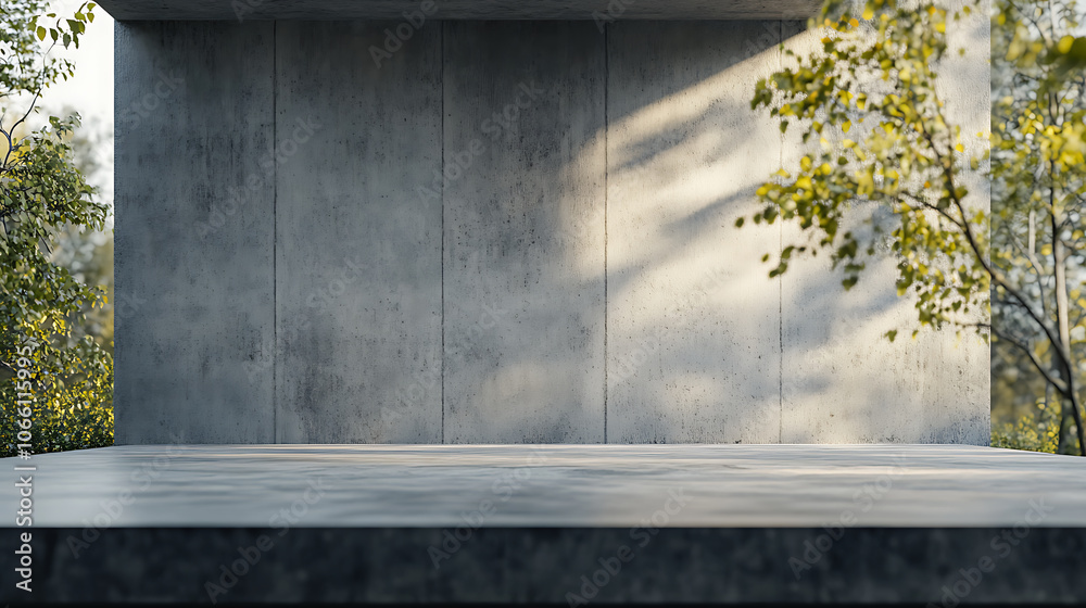 Aufkleber empty concrete background texture surface in front