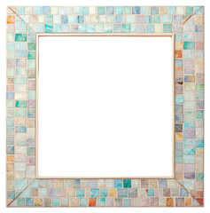 Christmas decoration backgrounds mosaic frame.