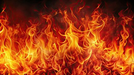 Abstract fire background with red and orange flames, perfect for adding copy space in design projects, fire, flames, abstract