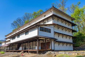 Kyu Tokidakan Seishijo (Former Tokidakan Silk Mill), Important Cultural Property,  Ueda City, Nagano Prefecture, Japan.