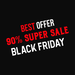 Black friday background. Black friday label design illustration
