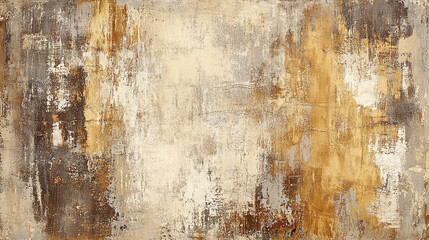 Obraz premium Rough brown and muted gold textured vintage feel