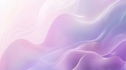 Obraz premium Abstract Purple and White Wave Background - Modern Minimalist Design.
