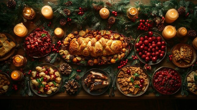 Feast of the Seven Fishes - Festive Christmas Celebration with Plenty of Food