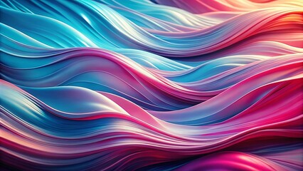 Abstract Flowing Hues A Symphony of Vibrant Swirls and Curves in Blue, Pink, and Purple