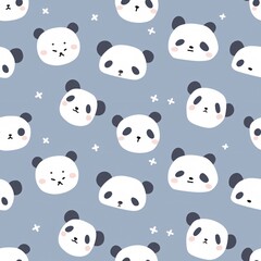Obraz premium Seamless collage pattern