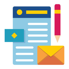 Obraz premium Stationery Icon