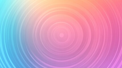 Obraz premium Abstract Pastel Pink and Blue Circle Gradient Background
